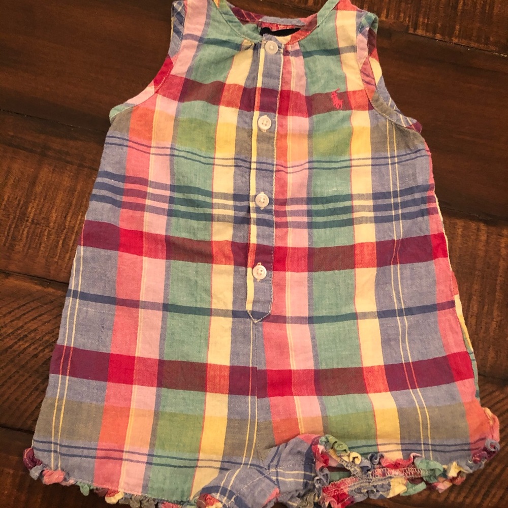 Girls Ralph Lauren Romper 3-6 months